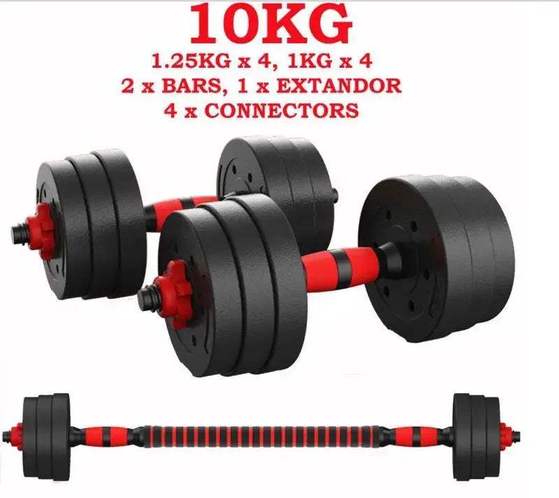 Kettlebell adjustable dumbbell with bar