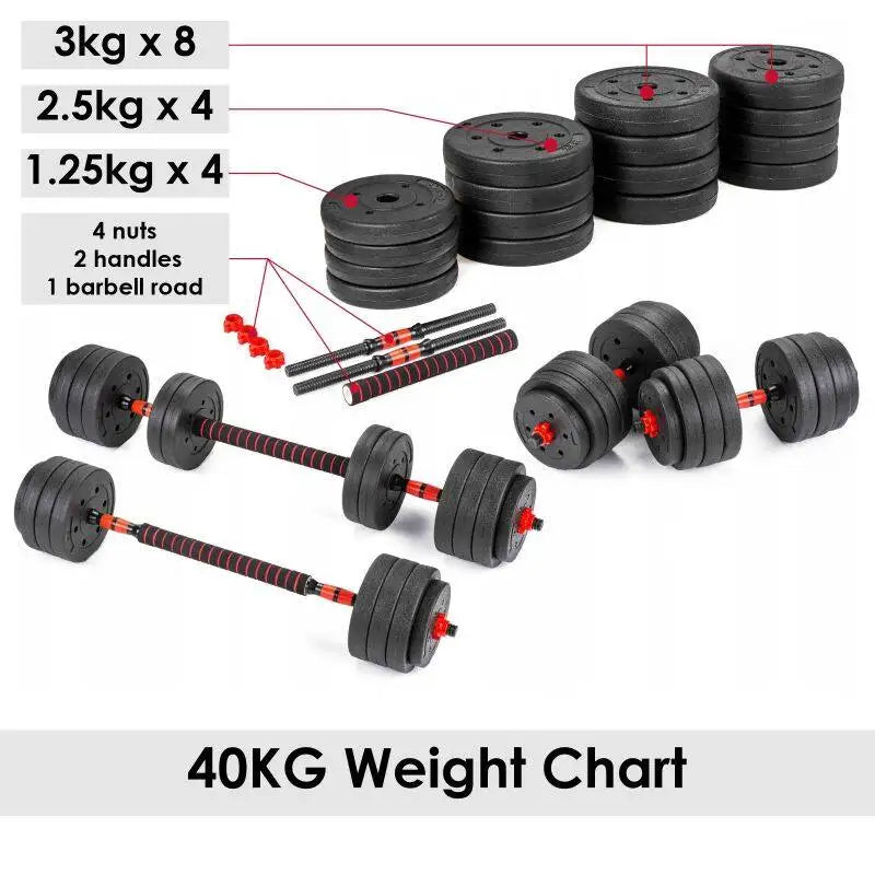 Kettlebell adjustable dumbbell with bar
